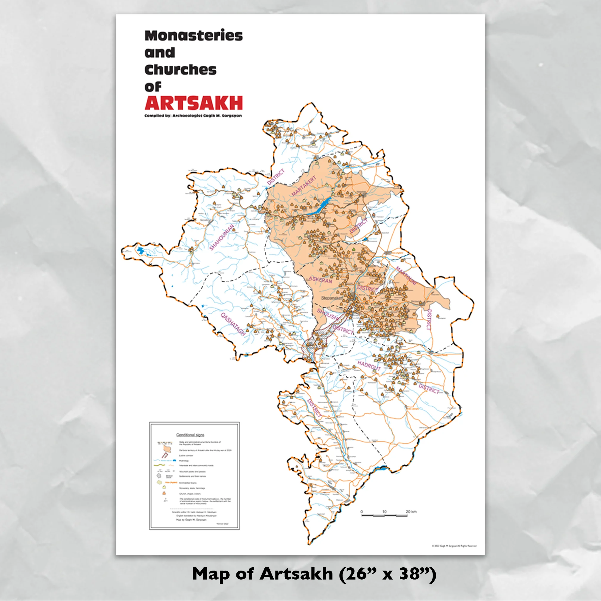 Monasteries and Churches of Artsakh + Map of Artsakh - Image 3
