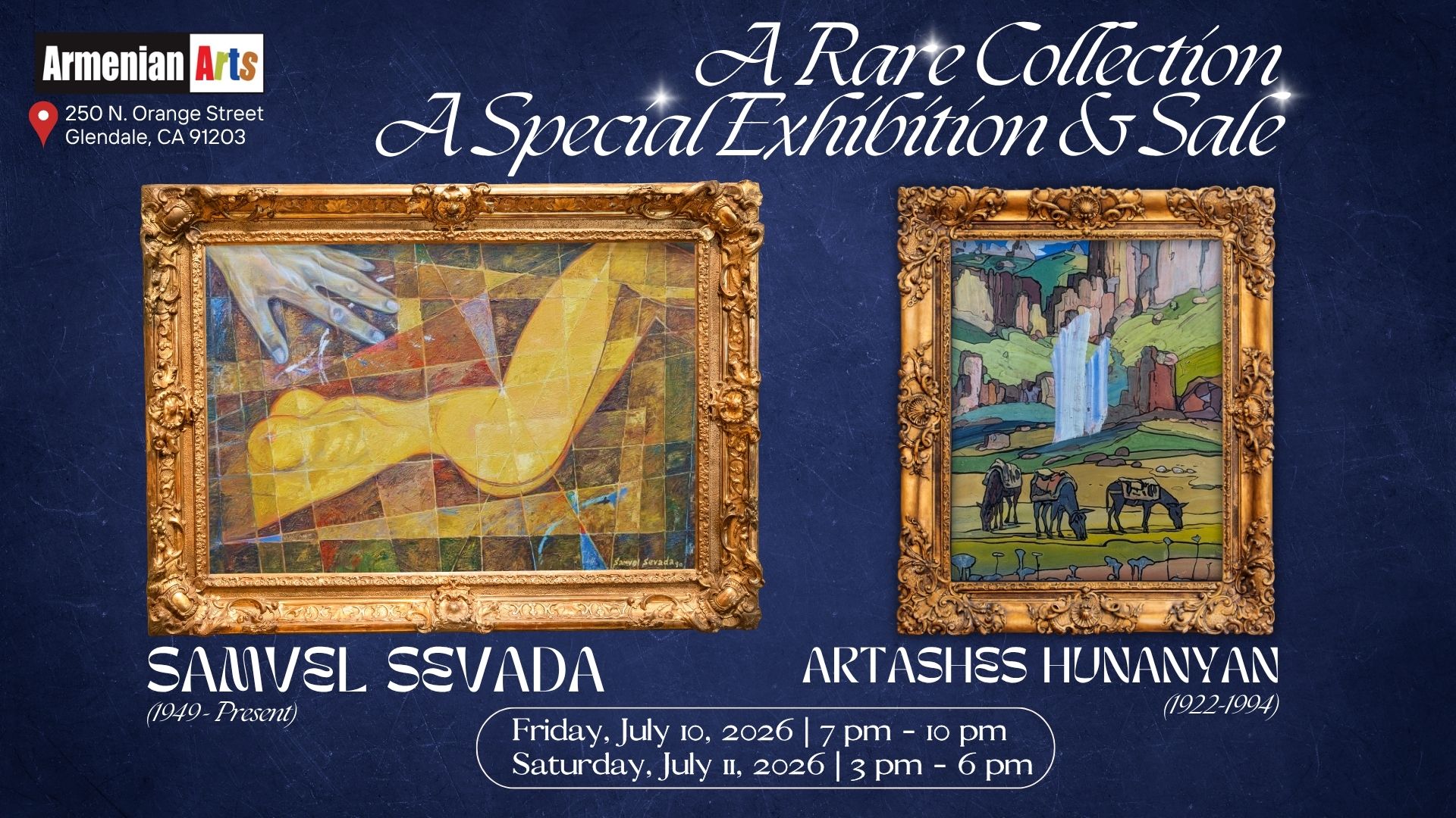 A Rare Collection: Works by Samvel Sevada & Artashes Hunanian